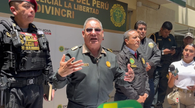 Trujillo: Policía desarticula base de operaciones de extorsionadores y retiene a 2 menores