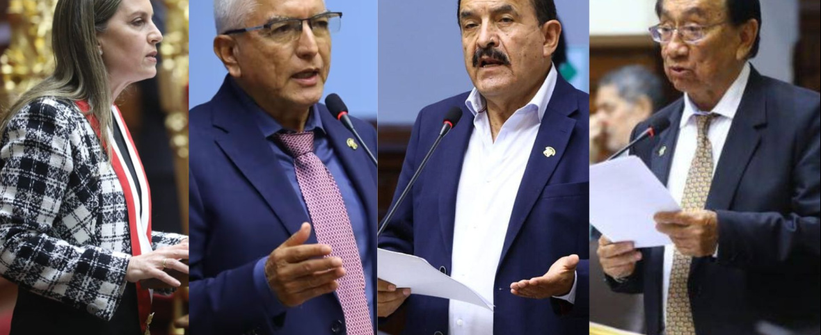 ¿Quiénes son los 4 candidatos a la presidencia tras censura de Jerí?