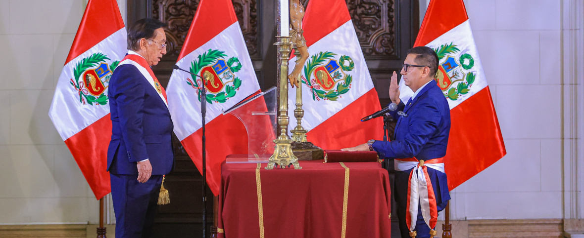 Freddy Solano González asume el cargo de ministro de Trabajo y Promoción del Empleo