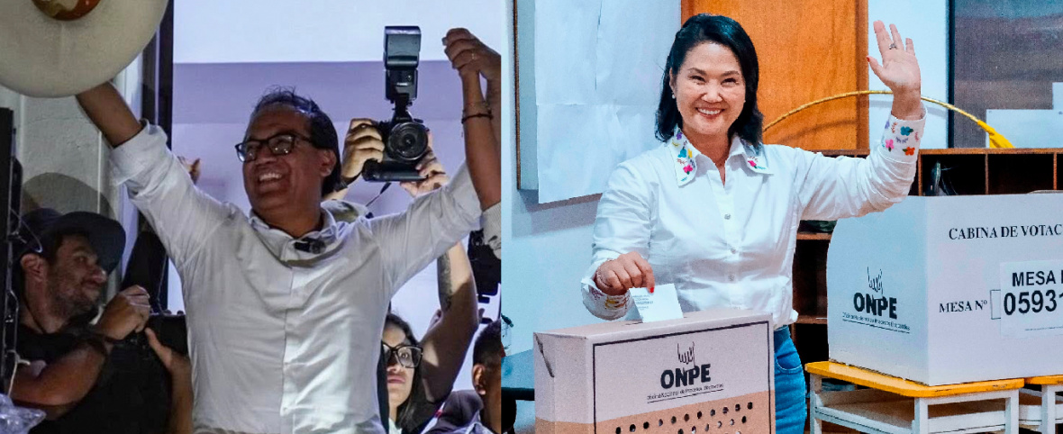 Roberto Sánchez y Keiko Fujimori pelean voto a voto tras empate técnico, según conteo rápido