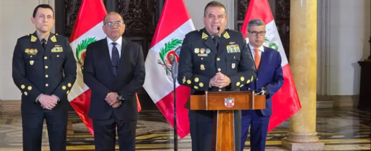 Óscar Arriola anuncia que será relevado como comandante de la Policía Nacional