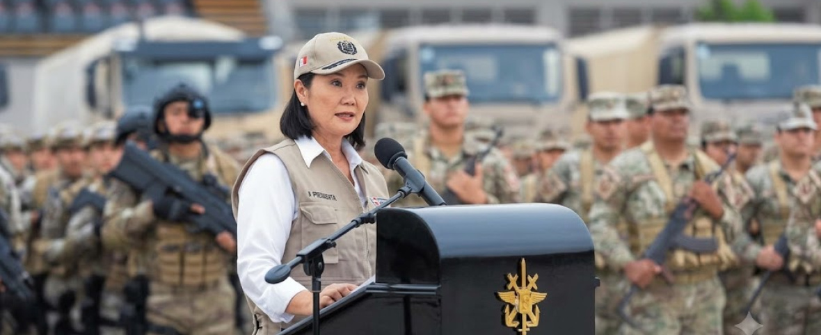 Keiko Fujimori anuncia despliegue de 1.350 efectivos y nuevas medidas contra el crimen en Trujillo