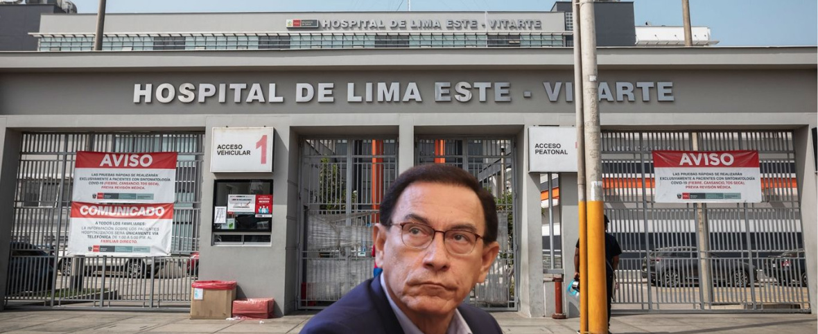 Martín Vizcarra es trasladado a UCI tras presentar complicación cardíaca en hospital de Ate