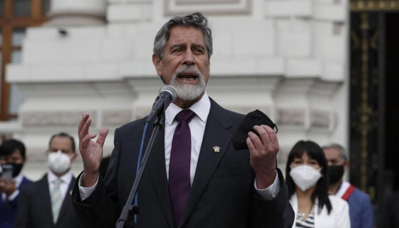 Fiscalía solicita 3 años y 6 meses de prisión para Francisco Sagasti por retiro de generales PNP