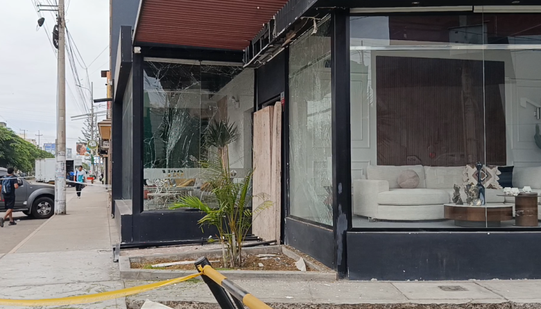 Trujillo: investigan atentados con explosivos contra mueblería en menos de una semana
