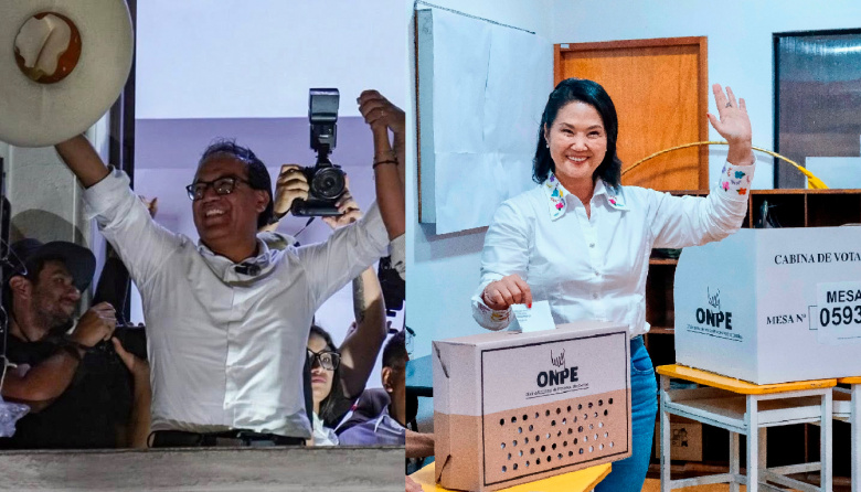 Roberto Sánchez y Keiko Fujimori pelean voto a voto tras empate técnico, según conteo rápido
