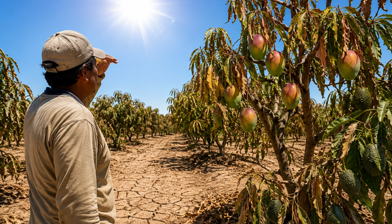 El Niño eleva temperaturas hasta los 36 °C y amenaza la producción de mango y palta