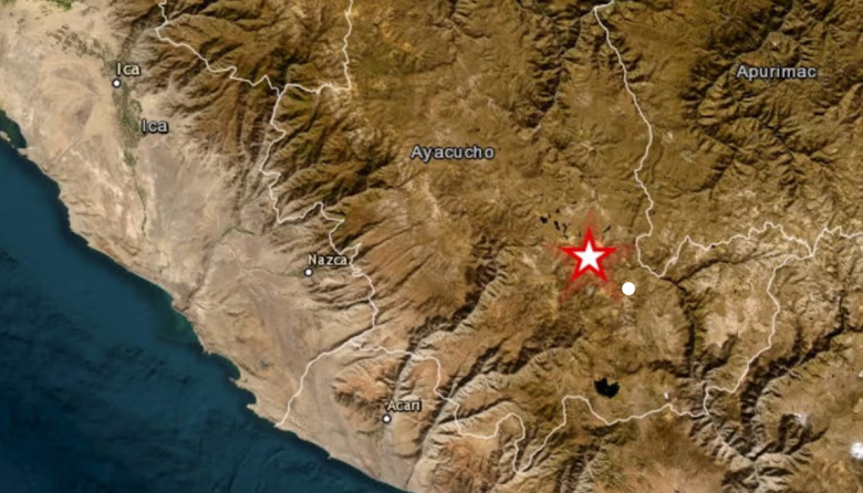 Sismo de magnitud 7.2 remeció Ayacucho: epicentro fue en Parinacochas