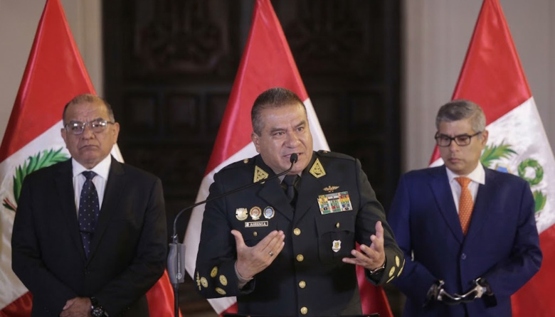 Óscar Arriola anuncia que será relevado como comandante de la Policía Nacional