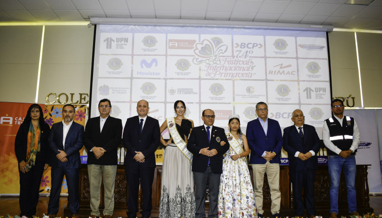 Trujillo presenta a reinas y bastoneras internacionales del 74° Festival Internacional de Primavera