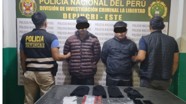 Desarticulan banda criminal “Los Maldecidos de Trujillo” durante operativo en Alto Trujillo