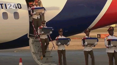 Último adiós de los 32 militares cubanos muertos en Venezuela
