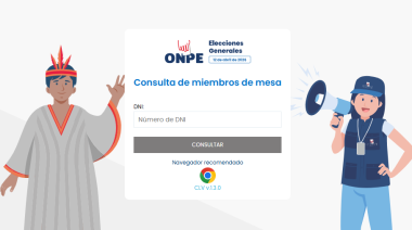Elecciones 2026: ONPE habilitó link para conocer si eres miembro de mesa