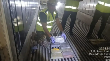 Descubren envío de droga con GPS en contenedor que retornó a Paita