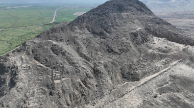 Investigación arqueológica en Chicama documenta geoglifo y complejo ceremonial Chimú