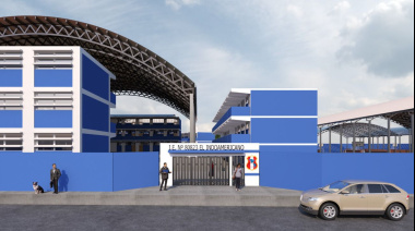 Gobierno Regional impulsa implementación de moderna infraestructura deportiva en la I.E. Indoamericano de El Porvenir