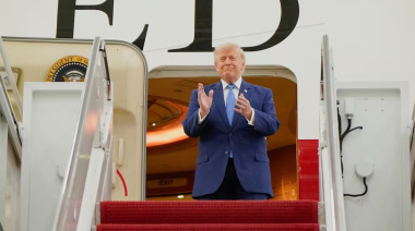 Donald Trump estrena un nuevo avión presidencial