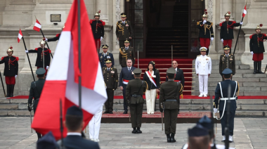 Keiko Fujimori fue reconocida como jefa suprema de las Fuerzas Armadas y la Policía Nacional