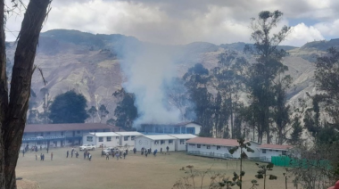 Ataque explosivo obliga a suspender jornada electoral en colegio de Sorochuco, en Celendín