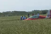 Avioneta de la Fuerza Aérea aterriza de emergencia en campos de arroz