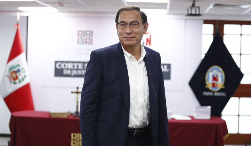 El Poder Judicial dicta cinco meses de prisión preventiva para el expresidente Martín Vizcarra